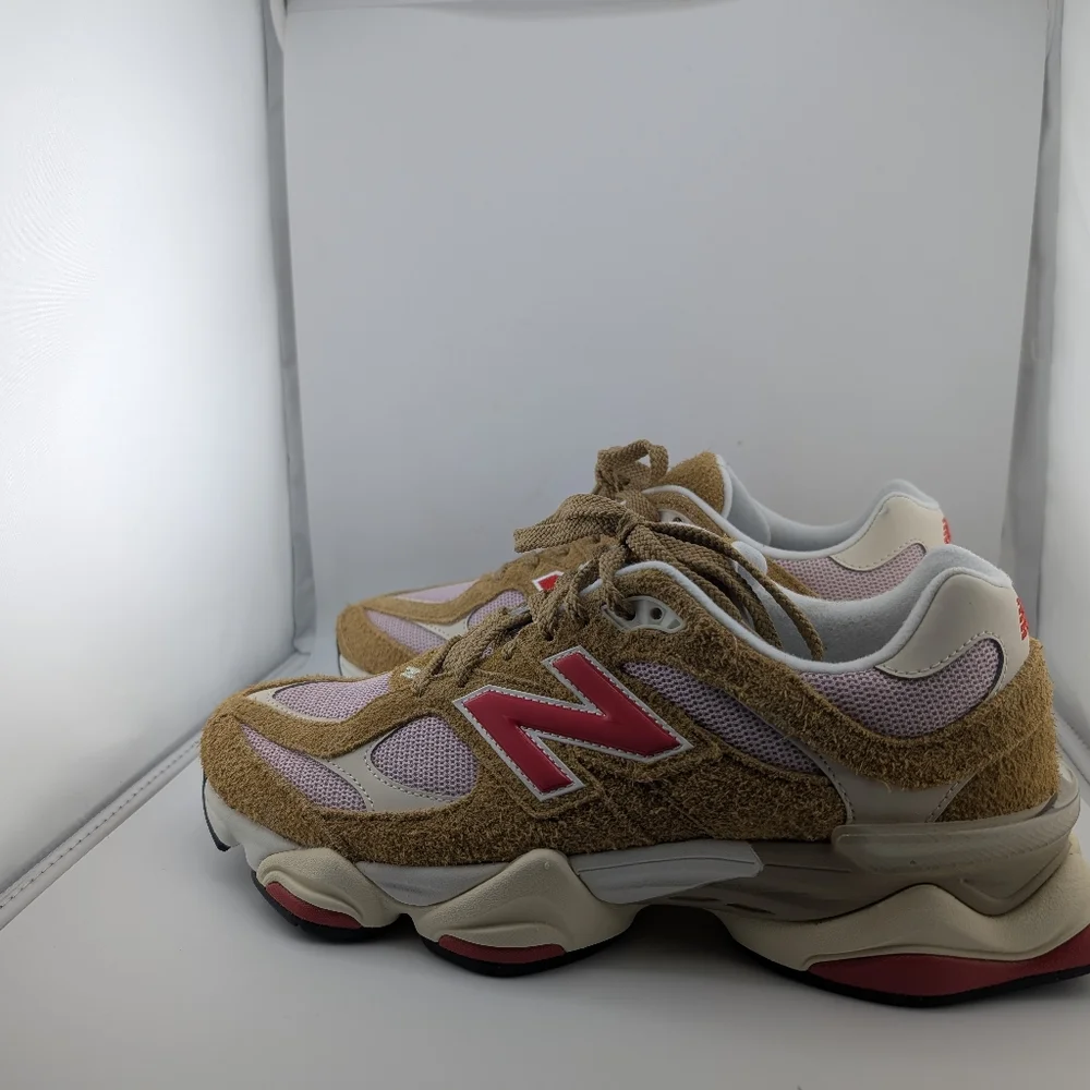 New Balance 9060 - Brown, Pink, And Red - Picture 3 of 6